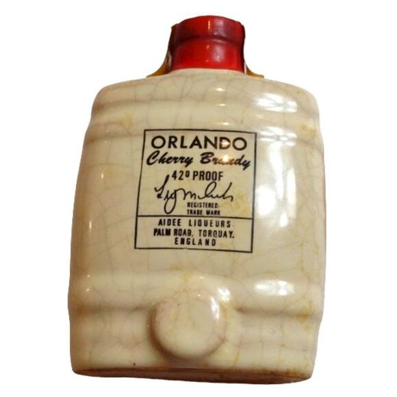 Three Small Ceramic Flasks Sealed Vintage - Picture 10 of 11